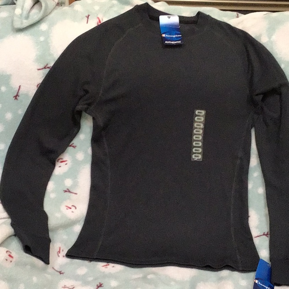 Champion Crew Neck Thermal Long Sleeve Top